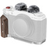 SmallRig 5261 L-Shape Mount Plate with Wooden Handle for FUJIFILM X-M5 (Silver)