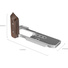 SmallRig 5261 L-Shape Mount Plate with Wooden Handle for FUJIFILM X-M5 (Silver)