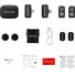 Hollyland LARK A1 Combo 2-Person Wireless Microphone System with USB-C & Lightning (Space Gray)
