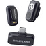 Hollyland LARK A1 Mini Duo 2-Person Wireless Microphone System with USB-C (Space Gray)