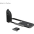 SmallRig 5217 L-Shaped Mount Plate with Silicone Handle for FUJIFILM X half (Charcoal Silver)