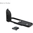 SmallRig 5332 L-Shaped Mount Plate with Silicone Handle for FUJIFILM X half (Black)