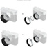 SmallRig 5393 Lens Hood for FUJIFILM X half (Silver)