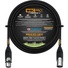 WORLDS BEST CABLES Pro-Quad Balanced XLR Cable with Amphenol XLR Connectors (15')