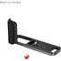 SmallRig 5448 L-Shaped Mount Plate with Silicone Handle for FUJIFILM X-E5 (Black)