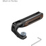 SmallRig 5250 Wooden Top Handle with Cold Shoe Mount