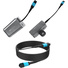 Kondor Blue Fletch Fiber Transmitter & Receiver Module Kit for HDMI with Fiber Armored Cable OM3 MPO (50', Space Gray)