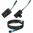 Kondor Blue Fletch Fiber Transmitter & Receiver Module Kit for HDMI with Fiber Armored Cable OM3 MPO (50', Raven Black)