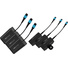 Kondor Blue Fletch Fiber 3 Transmitter & Receiver Modules Kit for HDMI (Raven Black)