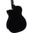 Cort L60CE Acoustic Guitar with Bag (Black Gloss)