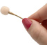 Bubblebee Industries The Microphone Foam for Lavalier Mics Pop Filter (Small, Beige, 10-Pack)