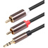 Titan Stereo 3.5mm Male to 2 RCA Male Y-Cable (2m)