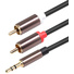 Titan Stereo 3.5mm Male to 2 RCA Male Y-Cable (1m)