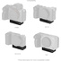 SmallRig MD5423 Arca-Swiss Mount Plate for AirTag for Sony