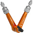 Bright Tangerine Titan Arm 2 (3/8"-16 to 1/4"-20, Tangerine)