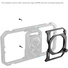 SmallRig 5277 67mm Threaded Filter Adapter with Detachable Sunhoods for Universal Phone Cage