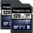 ProGrade Digital 128GB UHS-II V90 SDXC Iridium Memory Card (2 Pack)