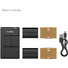 SmallRig 5408 Camera Battery and Charger Kit for Canon LP-E6P