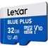 Lexar Blue Plus microSDXC USH-I Card (32GB)