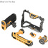 SmallRig 5518 Hawklock Quick Release Cage Kit for Sony a7 IV, a7R V & a7S III (Bumblebee Edition)