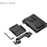 SmallRig 5226 V-Mount Battery Mount Plate Kit for 15mm LWS Rods
