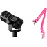 Rode PodMic USB Microphone with PSA1+ Studio Boom Arm (Pink)
