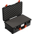 Pelican 1535 Air Wheeled Carry-On Hard Case (Black/Orange, With Foam)