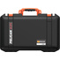 Pelican 1535 Air Wheeled Carry-On Hard Case (Black/Orange, With Foam)
