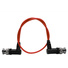 Kondor Blue Ultra-Thin 3G-SDI Right-Angle BNC Cable (40cm, Cardinal Red)