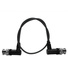 Kondor Blue Ultra-Thin 3G-SDI Right-Angle BNC Cable (40cm, Raven Black)