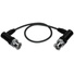 Kondor Blue Ultra-Thin 3G-SDI Right-Angle BNC Cable (30cm, Raven Black)