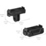 SmallRig 5918B Bidirectional Quick Release Folding Adapter Support with 2-Prong Mount and 1/4"-20 Threaded Hole (2 Pack)