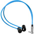 Kondor Blue Dual Low-Profile Right-Angle XLR Male to 3.5mm TRS Cable (16")