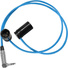 Kondor Blue Dual Low-Profile Right-Angle XLR Male to 3.5mm TRS Cable (16")