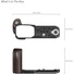 SmallRig 5906 L-Shaped Mount Plate with Wooden Handle for Nikon ZR
