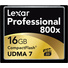 Lexar 16GB CompactFlash Memory Card Professional 800x UDMA