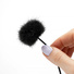 Bubblebee Industries The Windbubble PRO Fur Windscreen for Omni Lavalier Mics (Black, Medium, Single)