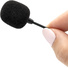 Bubblebee Industries The Microphone Foam for Lavalier Mics Pop Filter (Extra-Large, Black, 4-Pack)