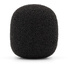 Bubblebee Industries The Microphone Foam for Lavalier Mics Pop Filter (Extra-Large, Black, 4-Pack)