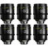 DZOFILM Arles FF/VV Prime Cine 6-Lens 18/25/35/50/75/100mm Set (ARRI PL, Metric)