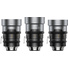 Sirui IronStar Series 75, 100 & 135mm T1.9/2.8 Full-Frame Anamorphic Lens Set (ARRI PL/Canon EF, Neutral Flare)