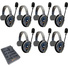 Eartec UltraLITE Pro16 Full-Duplex Wireless Intercom System with 7 Single-Ear Headsets (2.4 GHz)