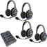 Eartec UltraLITE Pro16 4-Person Dual-Channel Full-Duplex Wireless Intercom System (2.4 GHz)