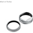 SmallRig 5849 Lens Hood for FUJIFILM X100VI / X100V (Silver)