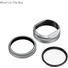SmallRig 5851 UV Filter with Lens Hood Kit for FUJIFILM X100VI / X100V (Silver)