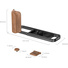 SmallRig 5985 L-Shaped Mount Plate with Wooden Handle for FUJIFILM X-E5 (Rosewood, Black)