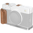 SmallRig 5984 L-Shaped Mount Plate with Wooden Handle for FUJIFILM X-E5 (Rosewood, Silver)