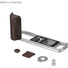 SmallRig 6236 L-Shaped Mount Plate with Wooden Handle for FUJIFILM X-E5 (Ebony, Silver)
