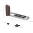 SmallRig 6236 L-Shaped Mount Plate with Wooden Handle for FUJIFILM X-E5 (Ebony, Silver)