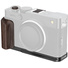 SmallRig 6237 L-Shaped Mount Plate with Wooden Handle for FUJIFILM X-E5 (Ebony, Black)